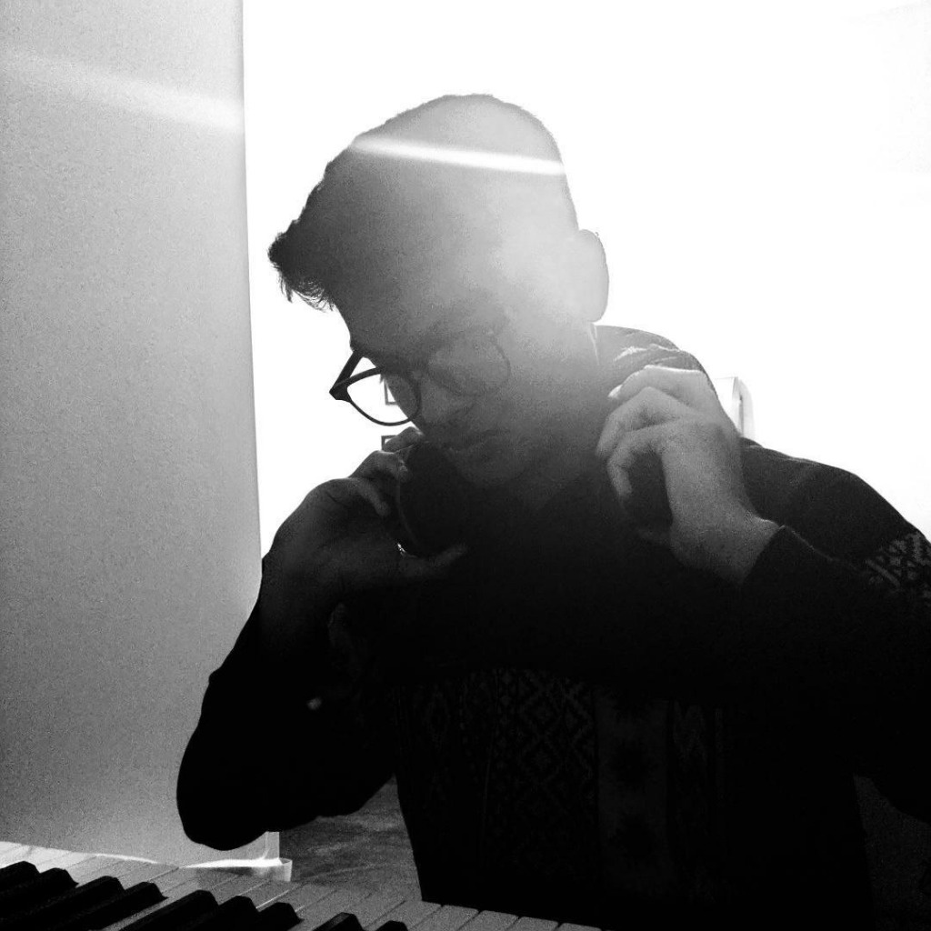 Silhouette with dramatic backlight